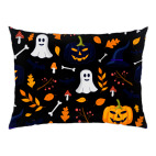 Хеллоуин паттерн с призраками и тыквами