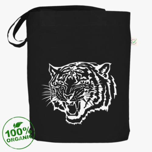 Сумка шоппер с принтом Тигр