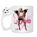 Кружка с футбольным мячиком