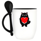 Кружка с ложкой