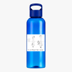 Прозрачная спортивная бутылка