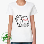 Женская футболка органик