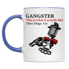 Двухцветная кружка gangster