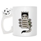 Кружка с футбольным мячиком