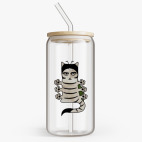 Банка с бамбуковой крышкой