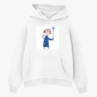 Толстовка худи оверсайз