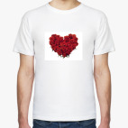 Сердце из роз