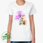 Женская футболка органик