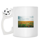 Кружка с футбольным мячиком