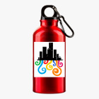 Металлическая бутылка 400 мл UV-DTF