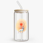 Банка с бамбуковой крышкой