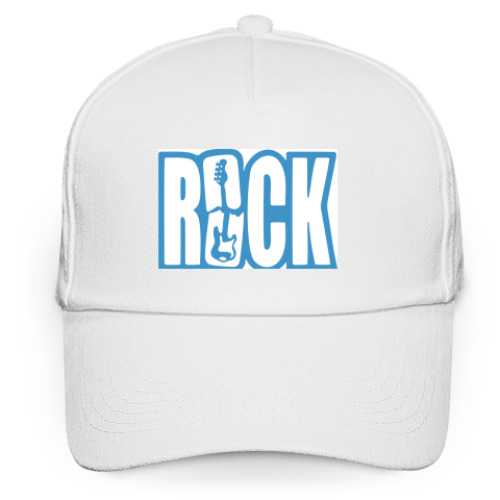 Кепка бейсболка с принтом Rock