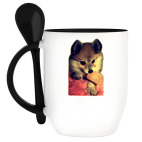 Кружка с ложкой