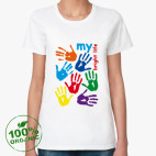 Женская футболка органик