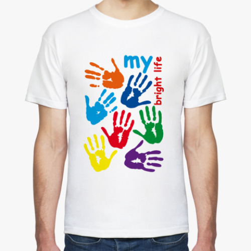 Футболка с принтом Руки