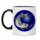 Кружка двухцветная