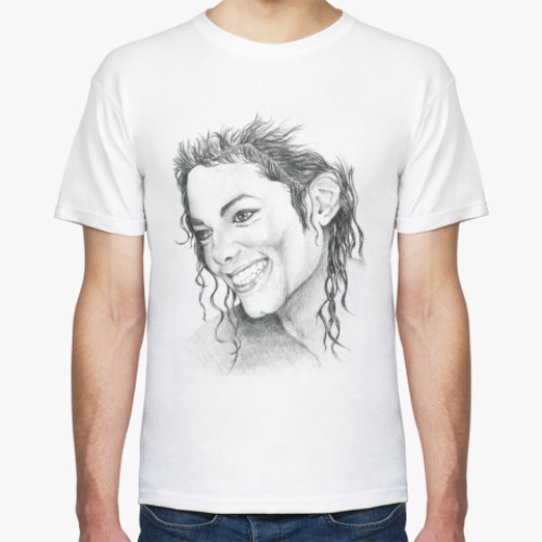 Футболка с принтом майкл джексон