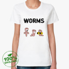 Женская футболка органик