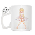 Кружка с футбольным мячиком