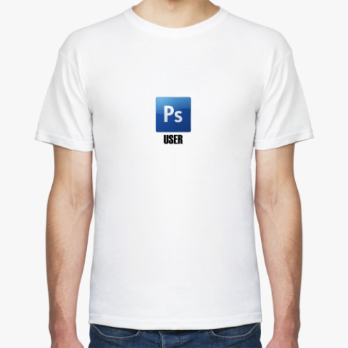 Футболка с принтом Photoshop User