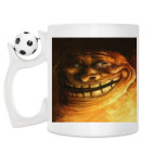 Кружка с футбольным мячиком