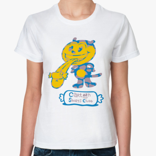 Классическая футболка с принтом Bon-Bon