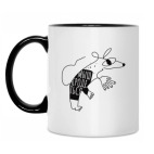 Кружка двухцветная