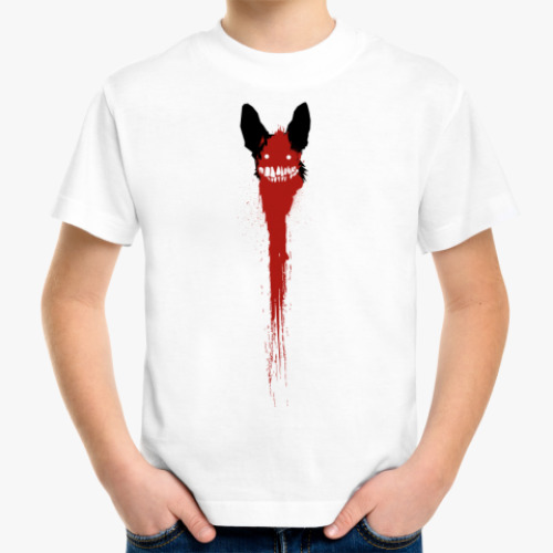 Детская футболка с принтом Dog bless you