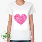 Женская футболка органик