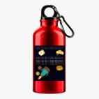 Металлическая бутылка 400 мл UV-DTF