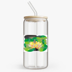 Банка с бамбуковой крышкой