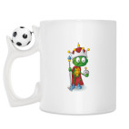 Кружка с футбольным мячиком