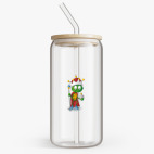 Банка с бамбуковой крышкой