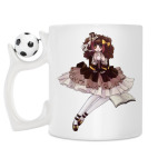 Кружка с футбольным мячиком