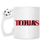 Кружка с футбольным мячиком