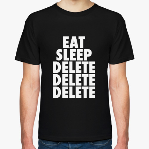Футболка Broken Matt Hardy Eat Sleep Delete - OBSOLETE