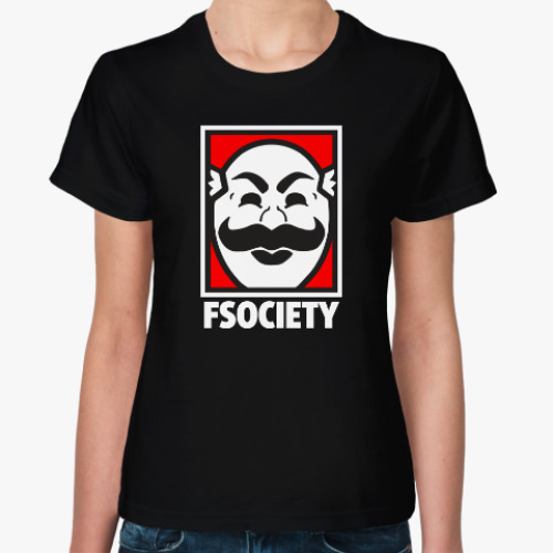 Женская футболка Mr Robot - fsociety - E Corp