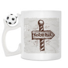 Кружка с футбольным мячиком