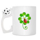 Кружка с футбольным мячиком