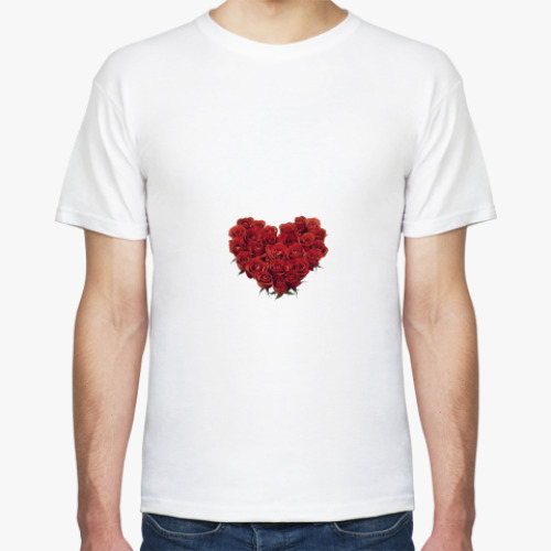 Футболка с принтом Букет роз