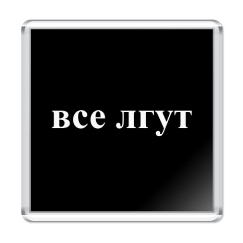 Магнит  'Все лгут'