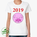 Женская футболка органик