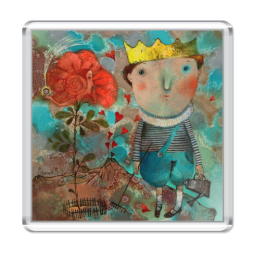 Магнит с принтом Маленький принц