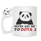 Кружка с футбольным мячиком