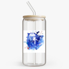 Банка с бамбуковой крышкой