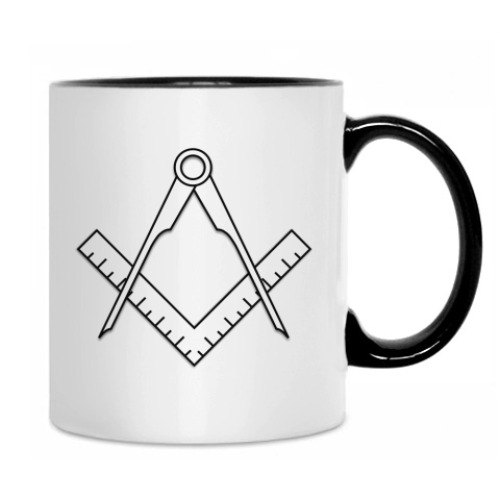 Кружка с принтом Масон и тамплиер