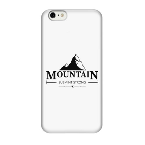 Чехол для iPhone 6/6s Горы. Знак.(Mountain)