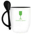 Кружка с ложкой