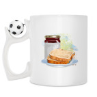 Кружка с футбольным мячиком