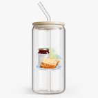 Банка с бамбуковой крышкой